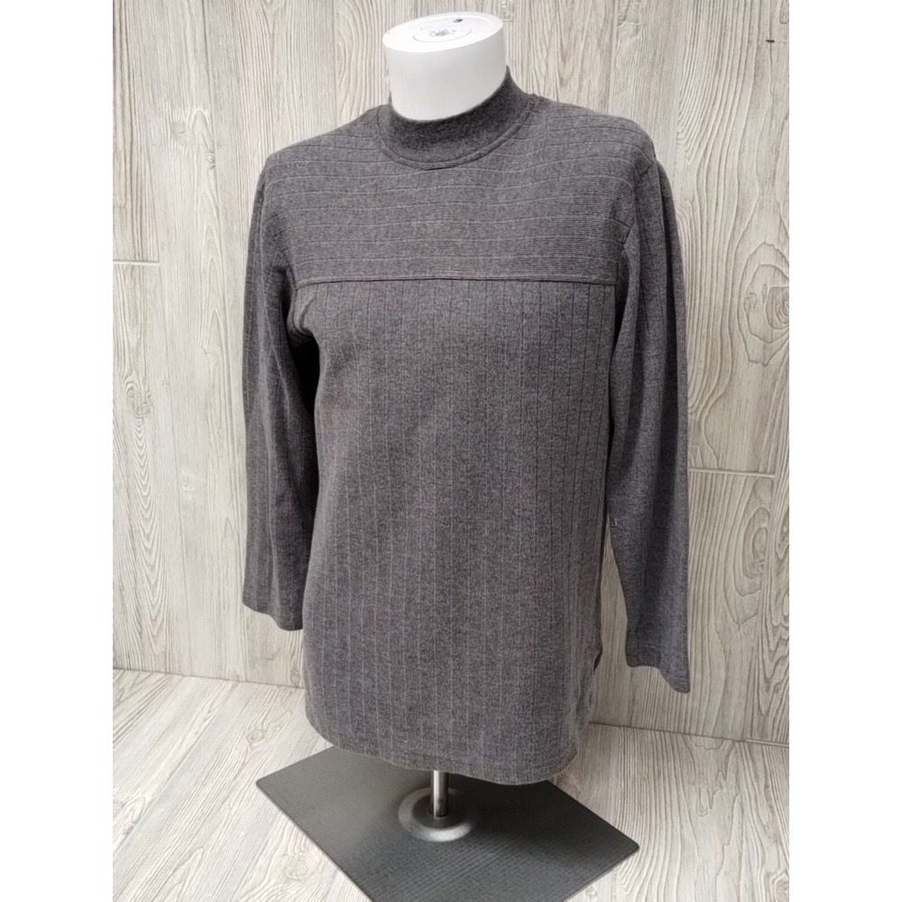 Teddi Medium Long Sleeve Gray Knit Pullover Sweater‎ Casual